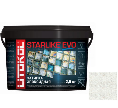 Затирка эпоксидная для швов Litokol Starlike Evo S.202 Naturale 2,5 кг