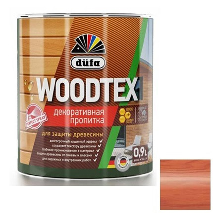Пропитка для древесины Dufa Woodtex Рябина 0,9 л