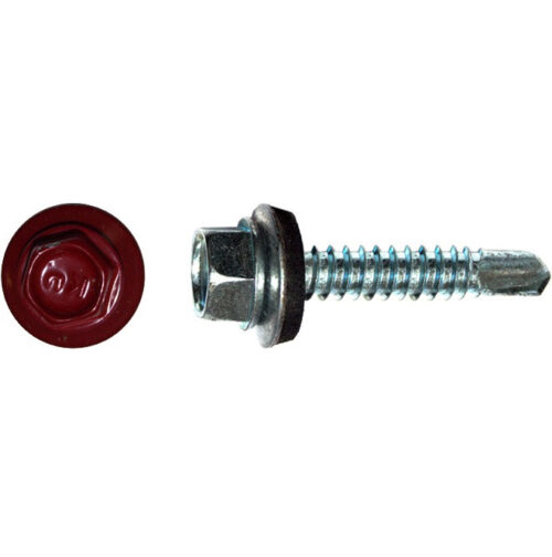 Саморез кровельный Kenner ск55193003 5,5х19 мм Ral 3003 красный рубин 4000 штук
