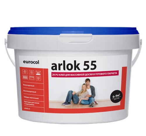 Клей для массивной доски и паркета Forbo Eurocol Arlok 55 2K PU 14 кг