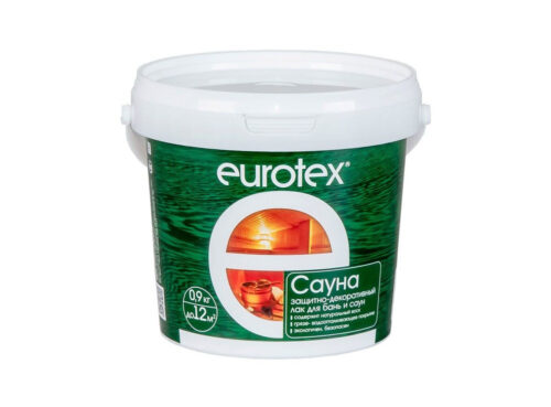 Лак защитный Eurotex Сауна 0,9 кг