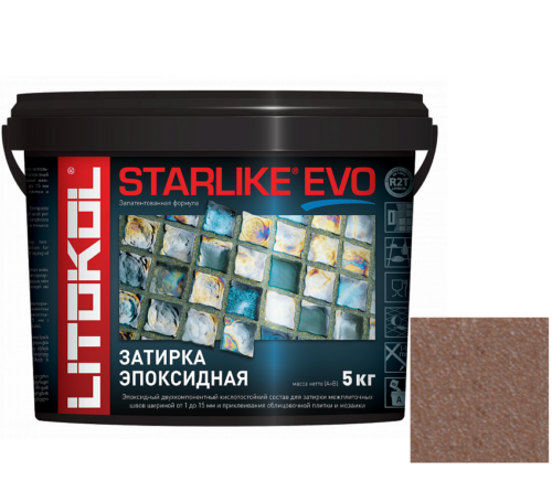 Затирка эпоксидная для швов Litokol Starlike Evo S.209 Pietra d`Assisi 5 кг