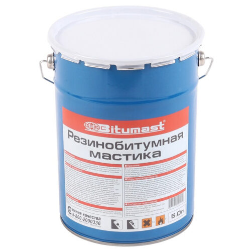 Мастика резинобитумная Bitumast 5 л