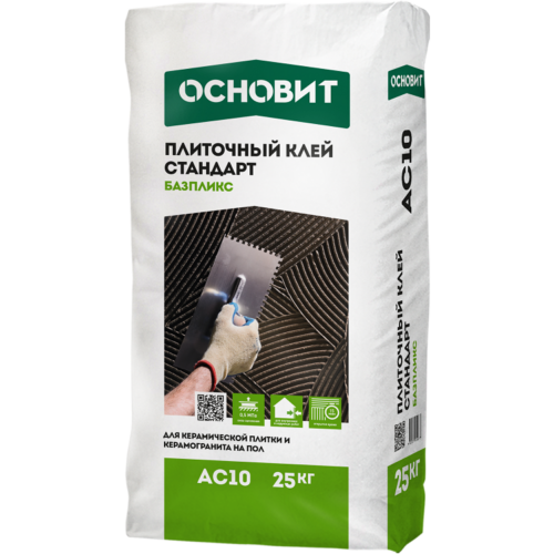 Клей для плитки Основит Базпликс AC10 25 кг