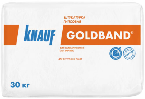 Штукатурка гипсовая Knauf Гольдбанд 30 кг