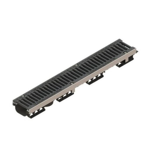 Лоток водоотводный Standartpark PolyMax Drive 0805034-М 1000х160х76 мм пластиковый с решеткой
