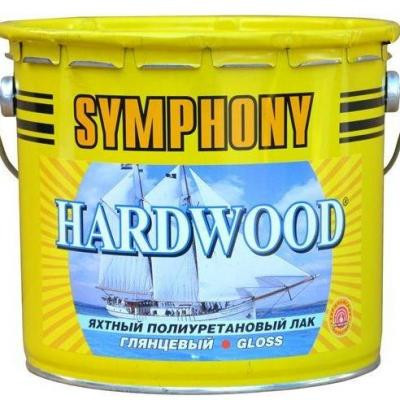 Лак яхтный Symphony Hardwood глянцевый 9 л