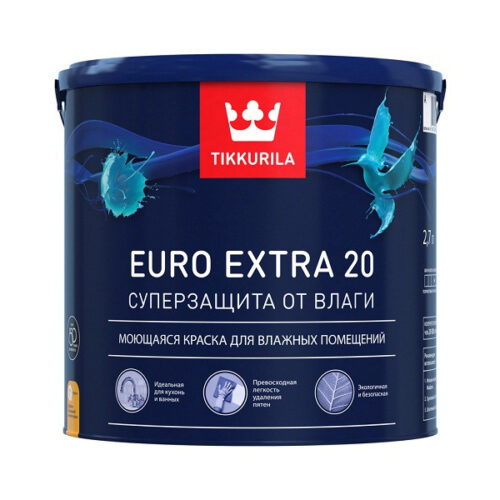Краска Tikkurila Euro Extra-20 основа С  0,9 л