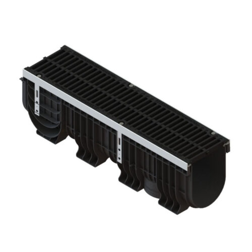 Лоток водоотводный Standartpark PolyMax Drive 8560355 1000х260х316 мм пластиковый с решеткой
