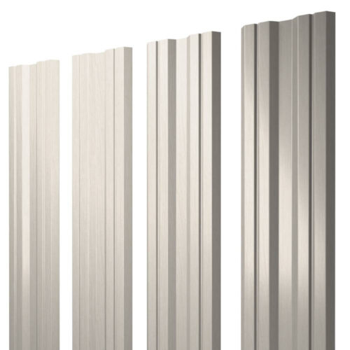 Штакетник П-образный Grand Line Print Elite 0,45 мм Milky Wood TwinColor резка