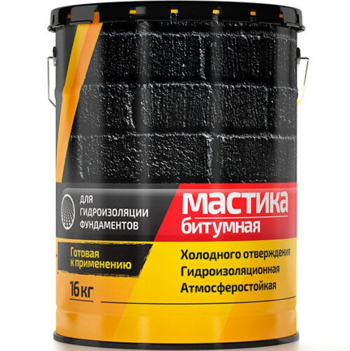 Мастика гидроизоляционная Profilux битумная 16 кг