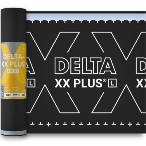 Мембрана диффузионная Delta XX Plus Light с монолитным функциональным слоем из TPU и двумя зонами проклейки 1,5х50 м 75 м2