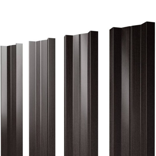 Штакетник М-образный Grand Line Print Elite Coffee Wood Blesk TwinColor резка 0,45 мм