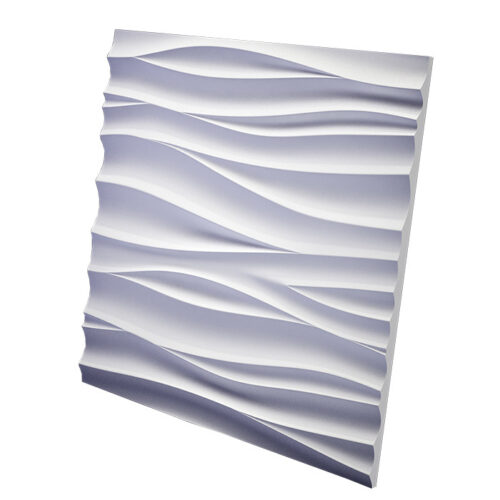 Дизайнерская 3D панель из гипса Artpole Silk 1 600х600 мм