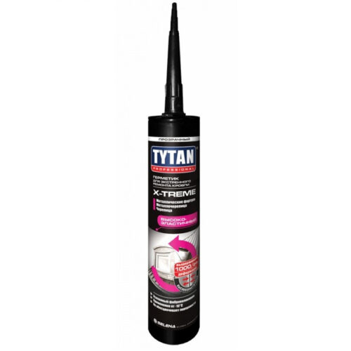 Герметик каучуковый Tytan Professional X-treme для экстренного ремонта кровли бесцветный 310 мл