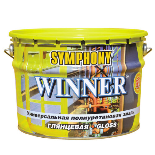 Эмаль полиуретановая Symphony Winner С глянцевая 9 л